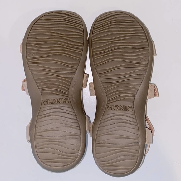 NIB Vionic Rest Jodie rose gold adjustable sandals - Picture 10 of 12